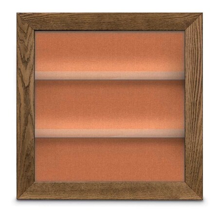 United Visual Products Outdoor Enclosed Combo Board, 42"x32", Gold Frame/Green & Ultramarine UVCB4232ODG-GREEN-ULTMAR
